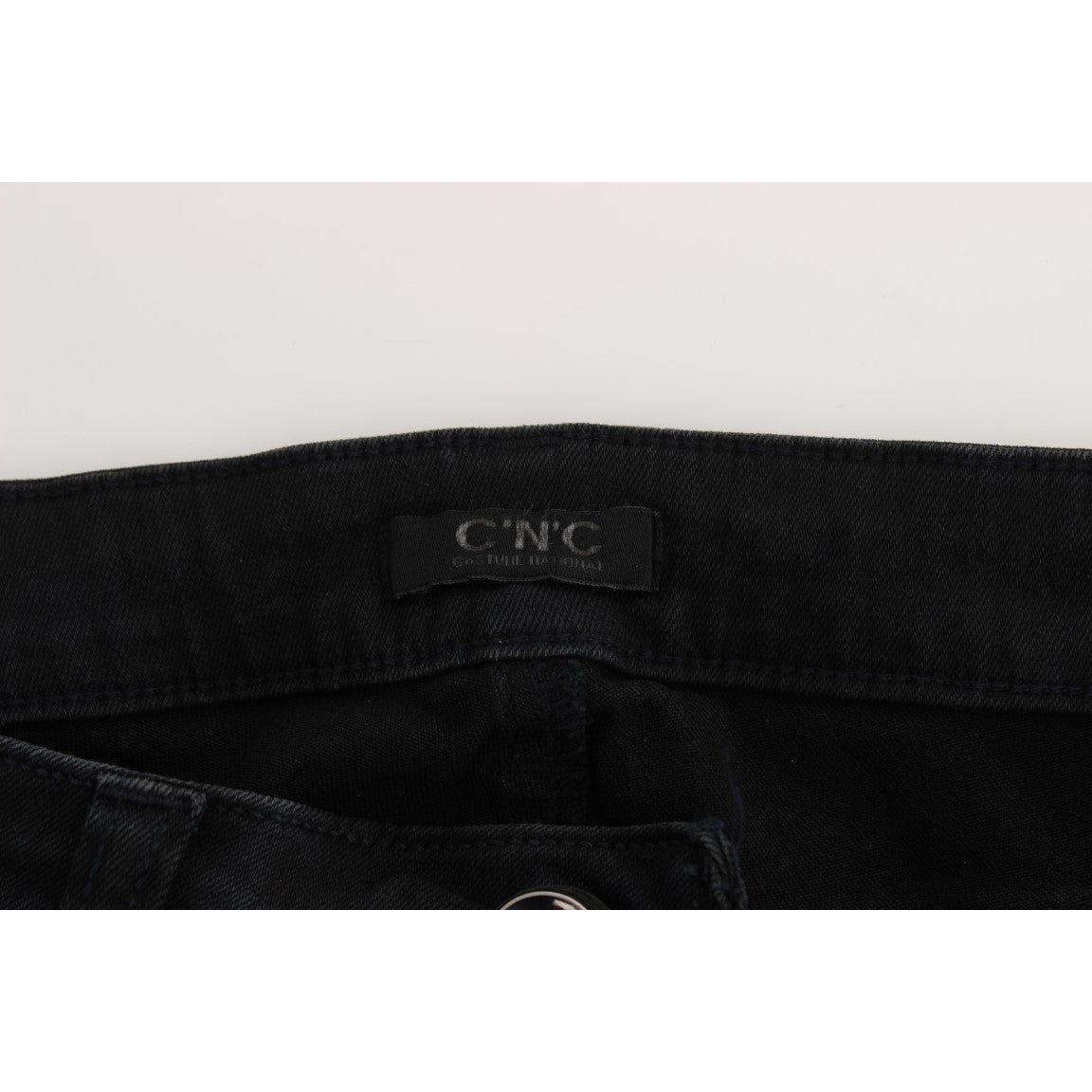 Costume National Black Cotton Slim Fit Denim Jeans SIG30116-1