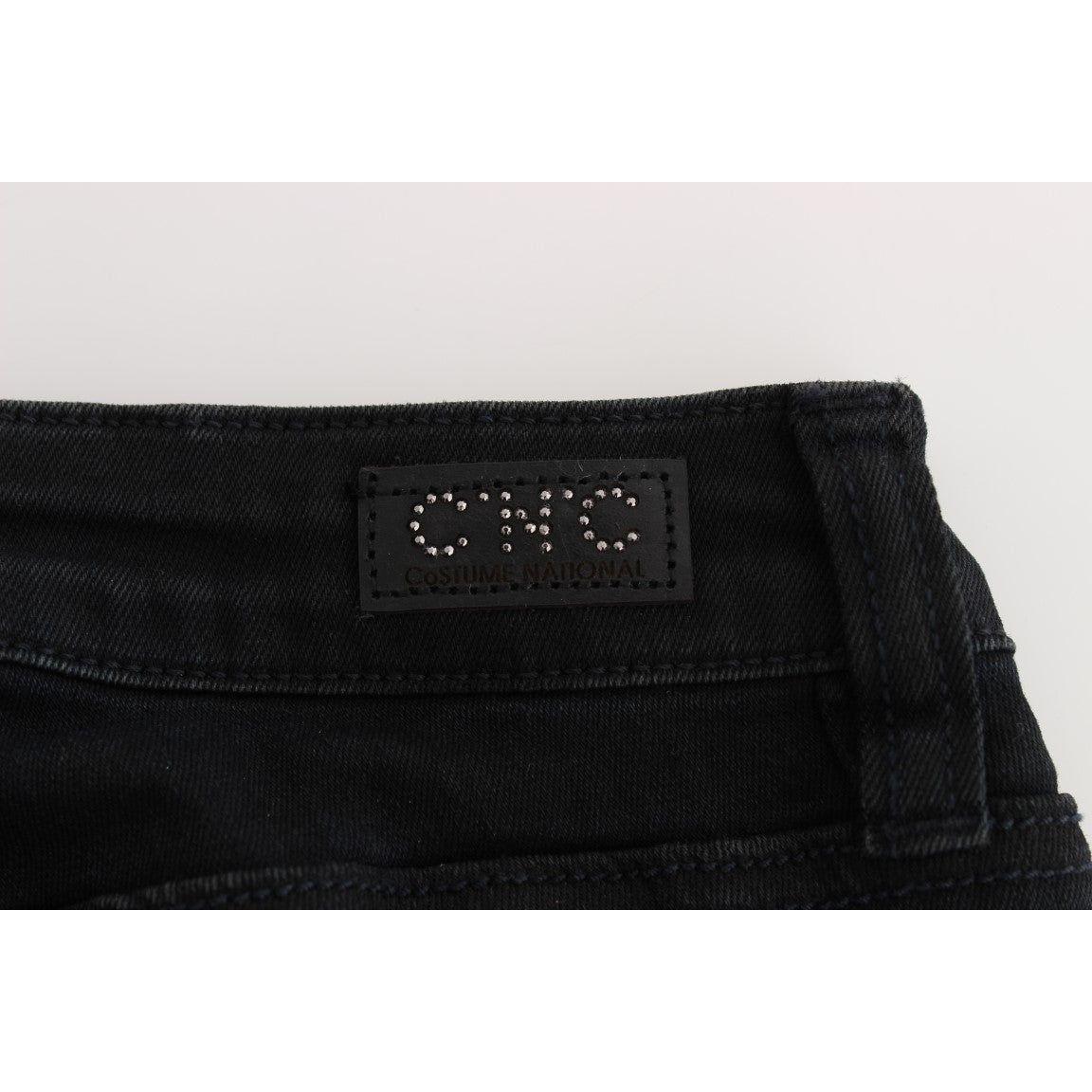 Costume National Black Cotton Slim Fit Denim Jeans SIG30116-1
