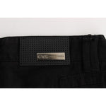 Costume National Black Cotton Slim Fit Bootcut Jeans SIG30120-4
