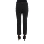 Costume National Black Cotton Capri Cropped Denim Jeans SIG32587-1