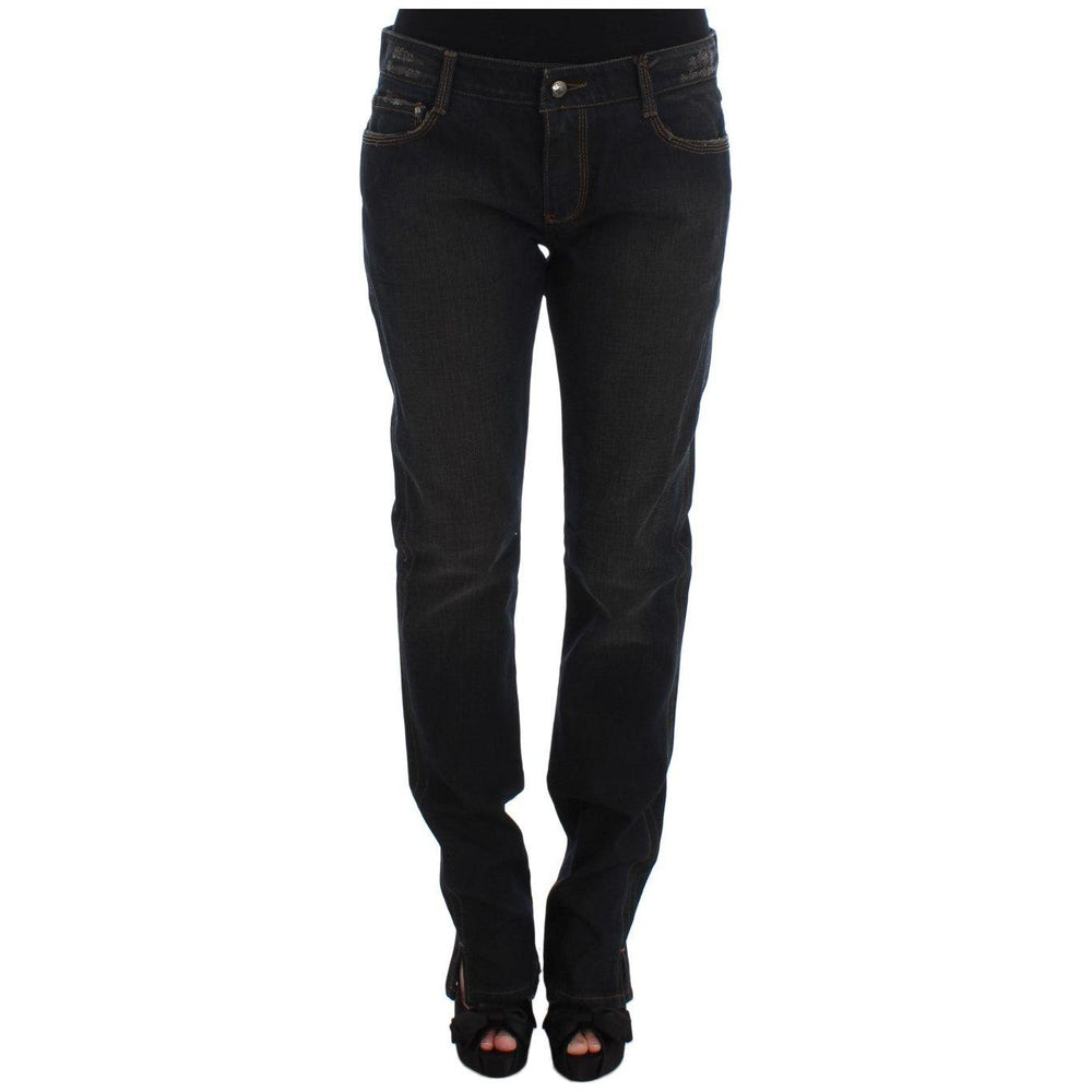 Ermanno Scervino Blue Wash Cotton Boyfriend Jeans SIG30276-4