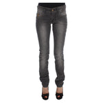 John Galliano Gray Wash Cotton Blend Slim Fit Stretch Jeans SIG30178-4