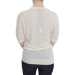 Dolce & Gabbana White 100% Cashmere Sweater DRE10087-1
