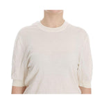 Dolce & Gabbana White 100% Cashmere Sweater DRE10087-1