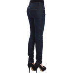 Ermanno Scervino Blue Slim Jeans Denim Pants Skinny Leg Stretch SIG12473-1