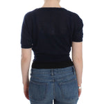 Ermanno Scervino Knit Blue Wool Sweater Cardigan SIG12568-4