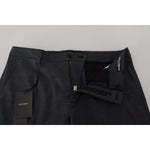 Dolce & Gabbana Gray Checked Cargo Trousers Stretch Pants PAN73255- 48