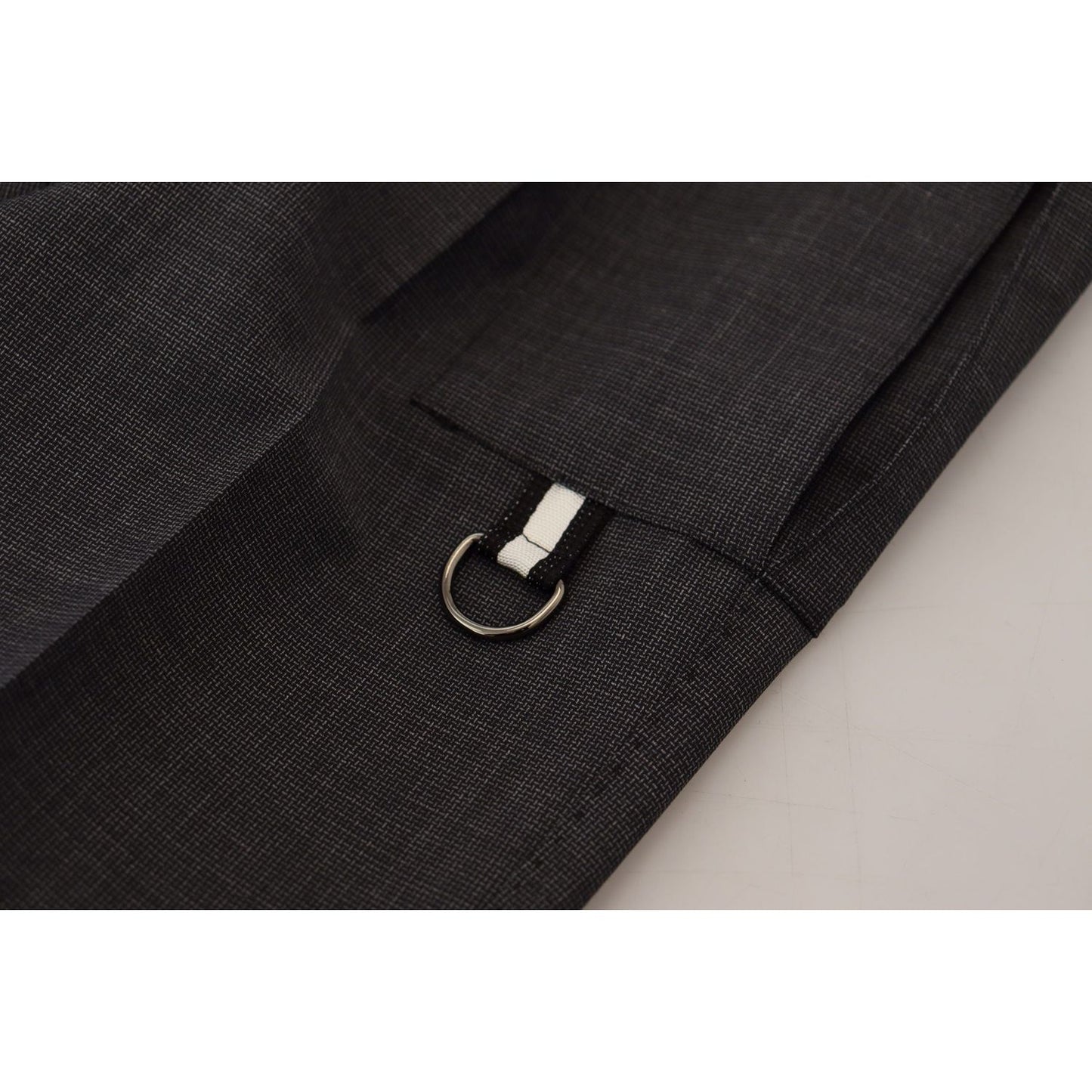 Dolce & Gabbana Gray Checked Cargo Trousers Stretch Pants PAN73255- 48