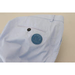 Dolce & Gabbana Blue Cotton Stretch Trousers Chinos Pants PAN73257- 44