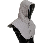 Dolce & Gabbana White Quilted Whole Head Wrap One Size Nylon Hat HAT9385