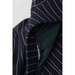 Dolce & Gabbana Dark Blue Stripe Wool Single Breasted Blazer JKT3455 - 48