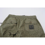 Dolce & Gabbana Green Striped Cargo Zipper Leg Men Trouser Pants PAN74247 - 48
