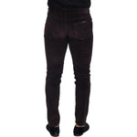 Dolce & Gabbana Brown Corduroy Men Casual Trouser Pants PAN74256 - 50