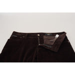 Dolce & Gabbana Brown Corduroy Men Casual Trouser Pants PAN74256 - 50
