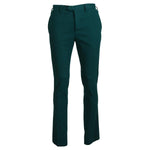 BENCIVENGA Green Straight Fit Men Formal Trousers Pants PAN71616 - 46