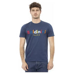 Baldinini Trend Blue Cotton Men T-Shirt BA-23189-XS