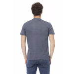 Baldinini Trend Gray Cotton Men T-Shirt BA-23159-S-FBB-313