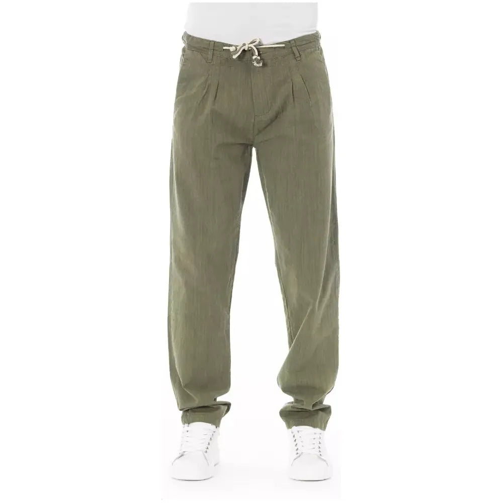 Baldinini Trend Army Cotton Men Chino Trousers BATR-23136-IT50 | L-FBB-319