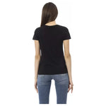 Trussardi Action Black Cotton Women T-Shirt TR-23036-S
