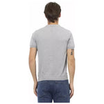 Baldinini Trend Gray Cotton Men's Sweater BA-22906-XL