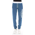 Baldinini Trend Blue Cotton Men's Sport Pant BA-22903-XS