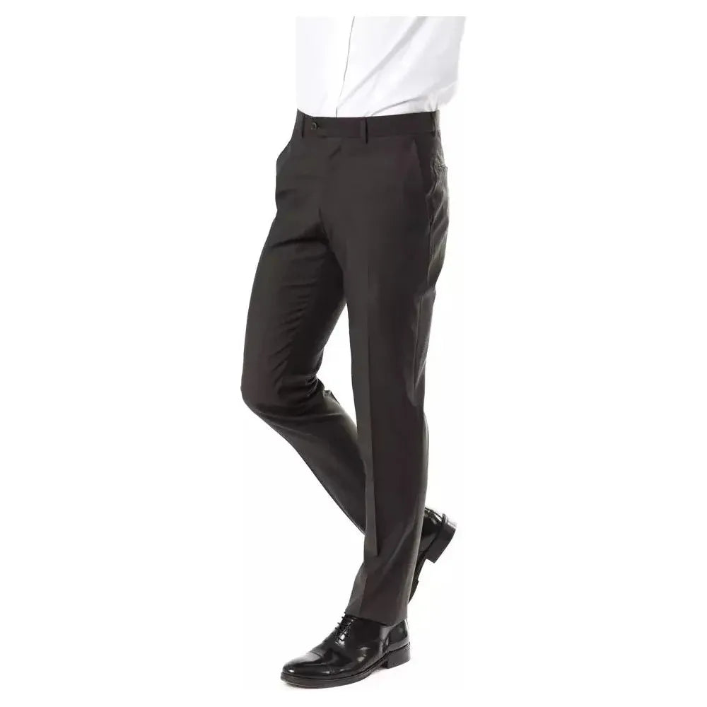 Uominitaliani Gray Wool Men's Pant UO-17032-IT52 | XL