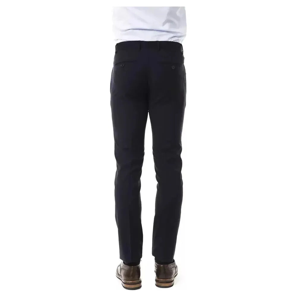 Uominitaliani Gray Wool Men's Suit Pant UO-17038-IT52 | XL