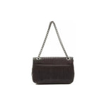 Pompei Donatella Black Leather Women Crossbody Bag PO-5838