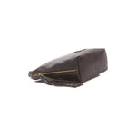 Pompei Donatella Brown Leather Women Shoulder Bag PO-5799