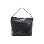 Pompei Donatella Blue Leather Women Shoulder Bag PO-5786
