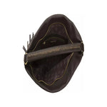Pompei Donatella Brown Leather Women Shoulder Bag PO-5799