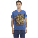 Trussardi Action Blue Cotton Men T-Shirt TR-22842-S
