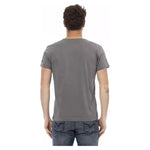 Trussardi Action Gray Cotton Men T-Shirt TR-22822-S