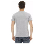 Trussardi Action Gray Cotton Men T-Shirt TR-22801-S
