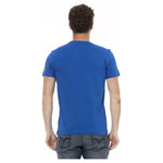 Trussardi Action Blue Cotton Men T-Shirt TR-22725-M