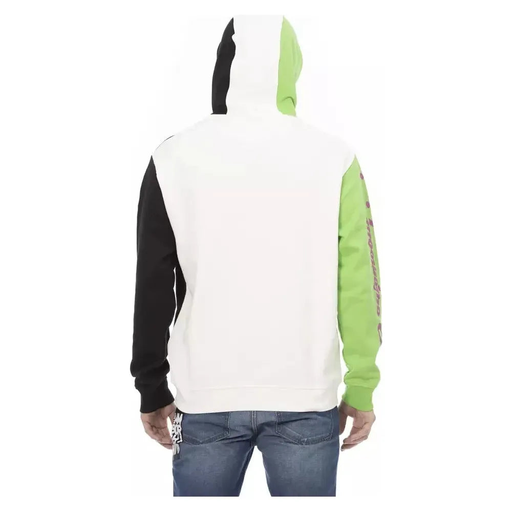 Automobili Lamborghini White Cotton Men's Hoodie AU-22641-M