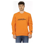 Automobili Lamborghini Orange Cotton Men Sweater AU-22634-XL