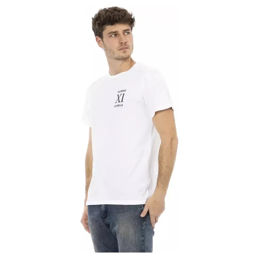 Bikkembergs White Cotton Men's T-Shirt BI-22066-S