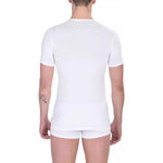 Bikkembergs White Cotton Men's T-Shirt BI-21806-S