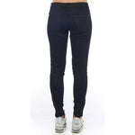 Frankie Morello Black Cotton Women's Jeans FR-21689-IT40|S