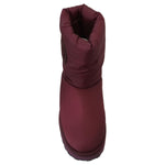 Dolce & Gabbana Bordeaux Nylon Boots Padded Mid Shoes MV4792- 44