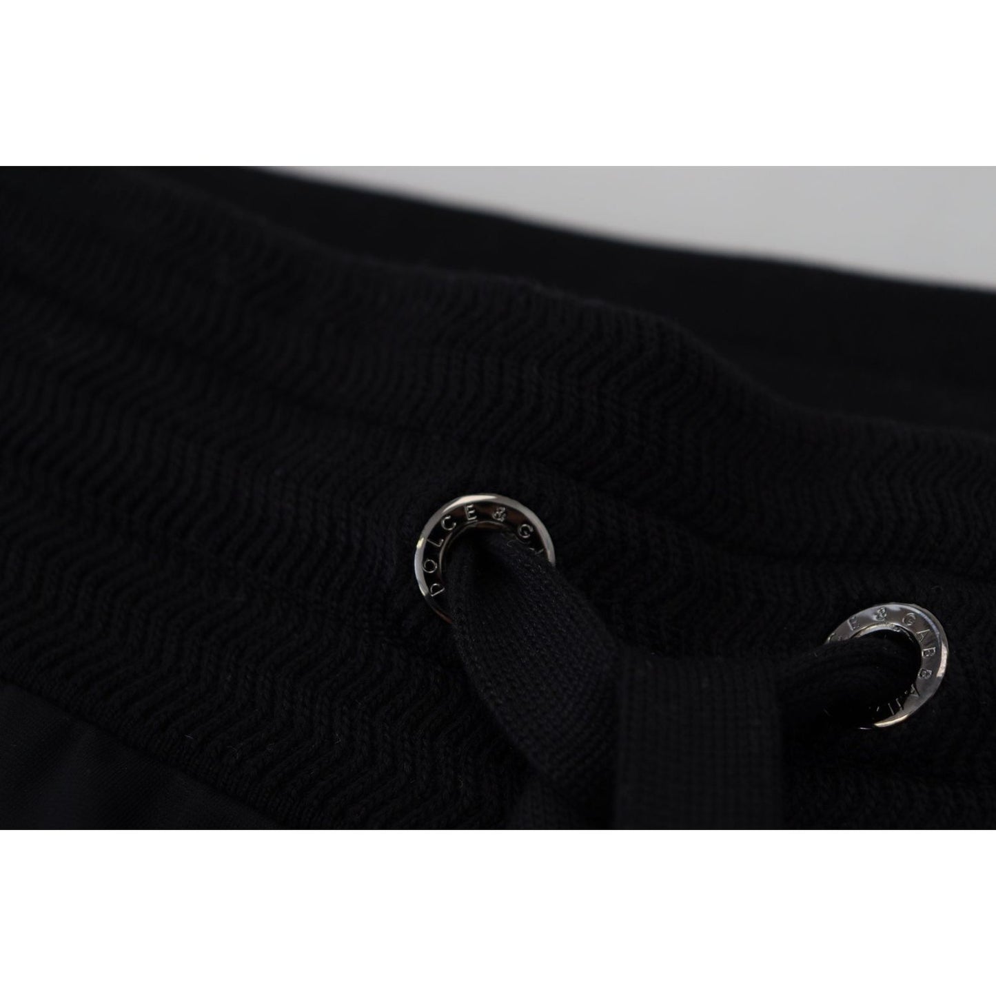 Dolce & Gabbana Black DG Print Mens Jogger Pants PAN73222 - 46