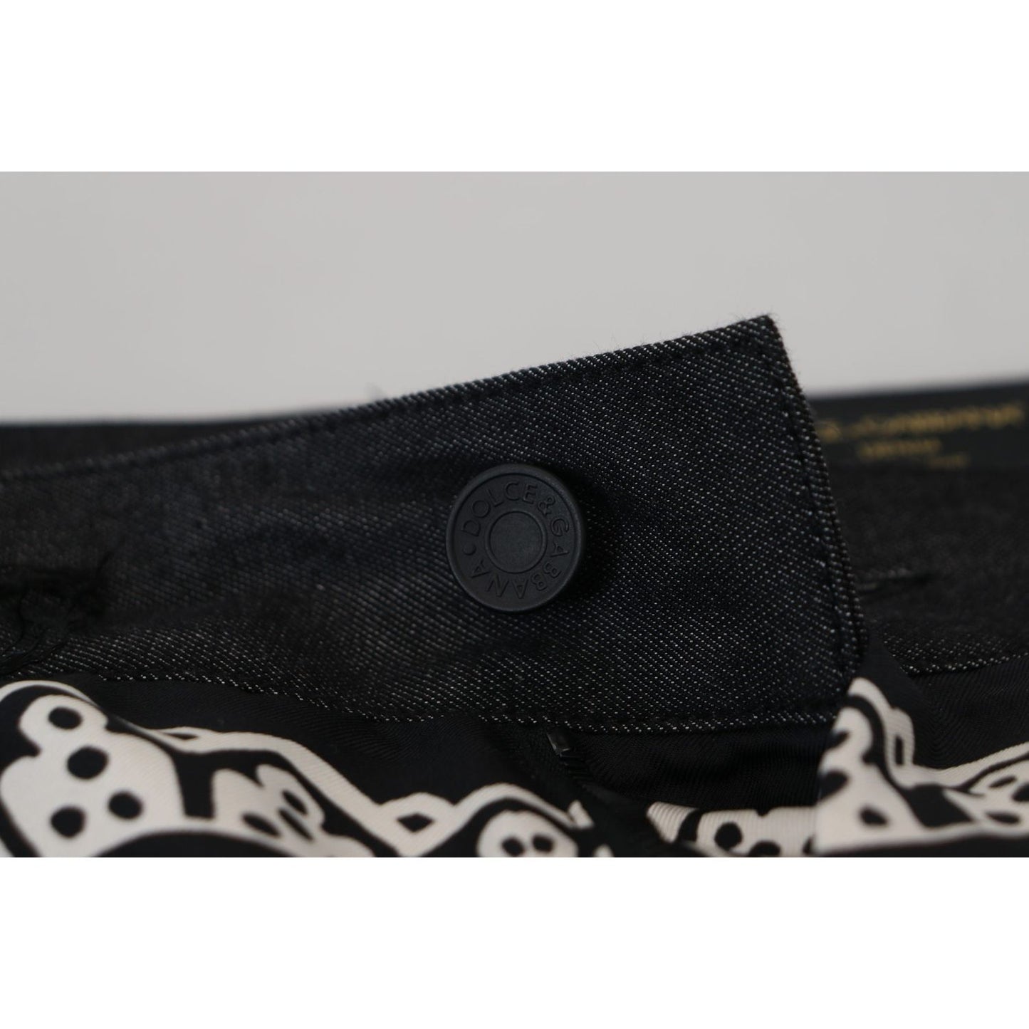 Dolce & Gabbana Black Silk Bandana Print Pants PAN73240 - 48