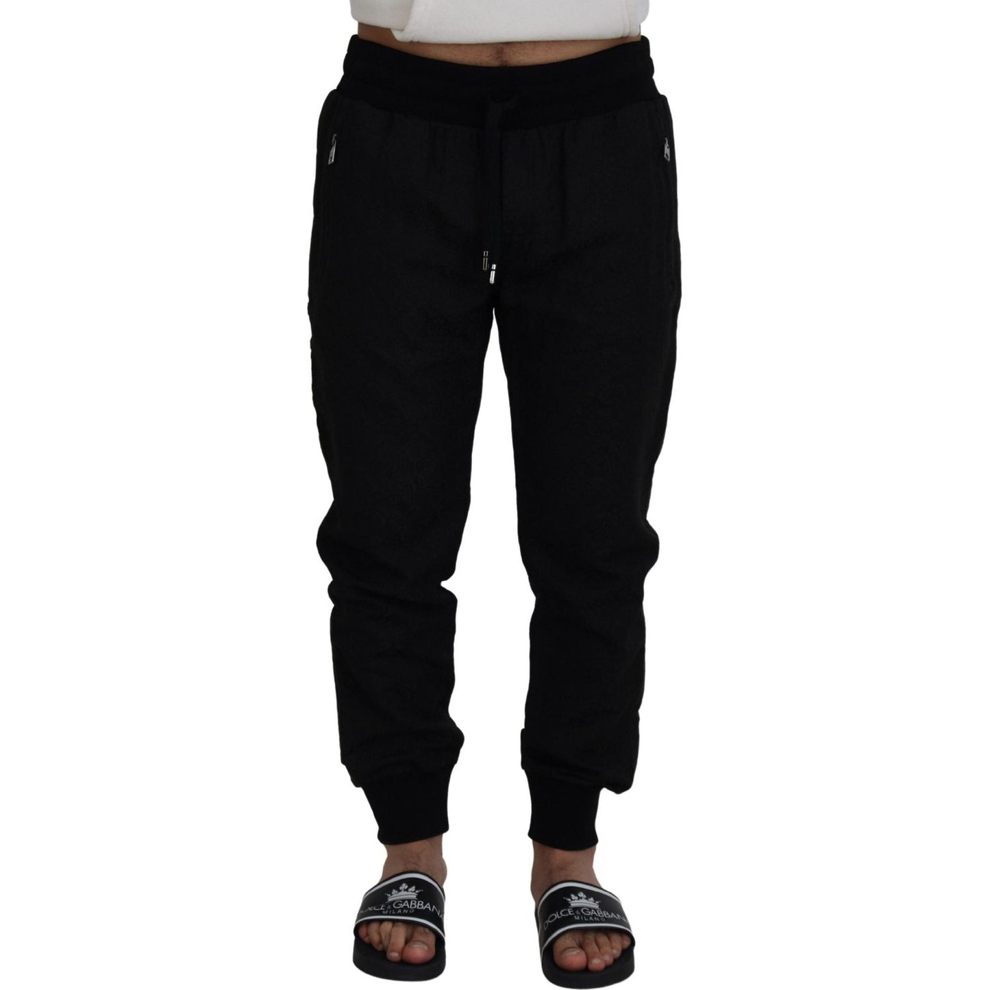 Dolce & Gabbana Black Men Casual Jogger Pants PAN73254 - 52