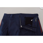 Dolce & Gabbana Blue Cotton Chino Formal Pants PAN73332 - 50