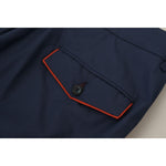 Dolce & Gabbana Blue Cotton Chino Formal Pants PAN73332 - 50
