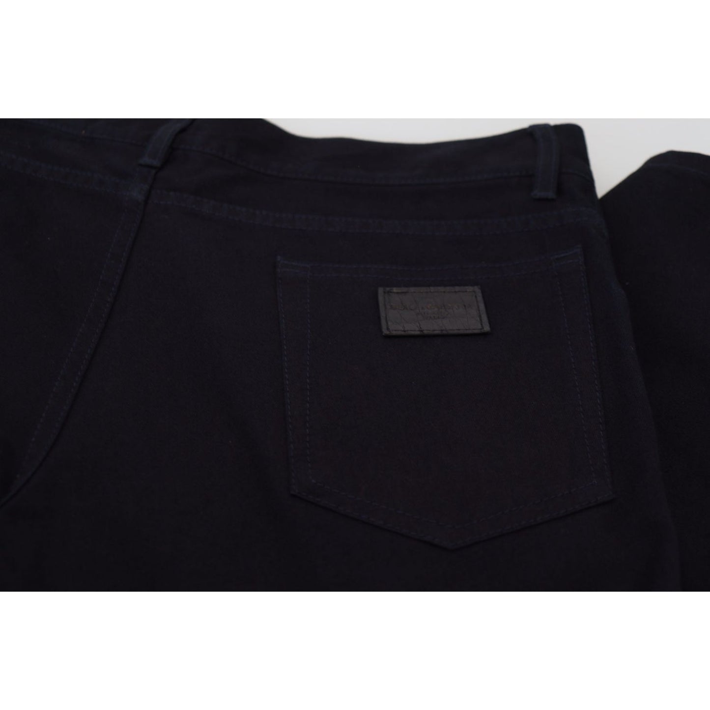 Dolce & Gabbana Black Cotton Skinny Casual Denim Jeans PAN73387 - 48