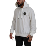 Dolce & Gabbana White Cotton Hooded Sweatshirt Sweater TSH7919 - 56
