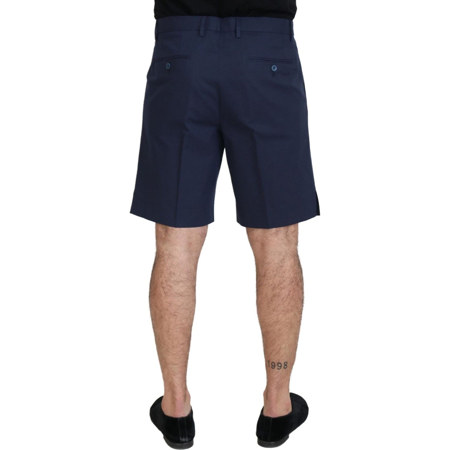 Dolce & Gabbana Blue Chinos Cotton Stretch Casual Shorts PAN74239 - 52