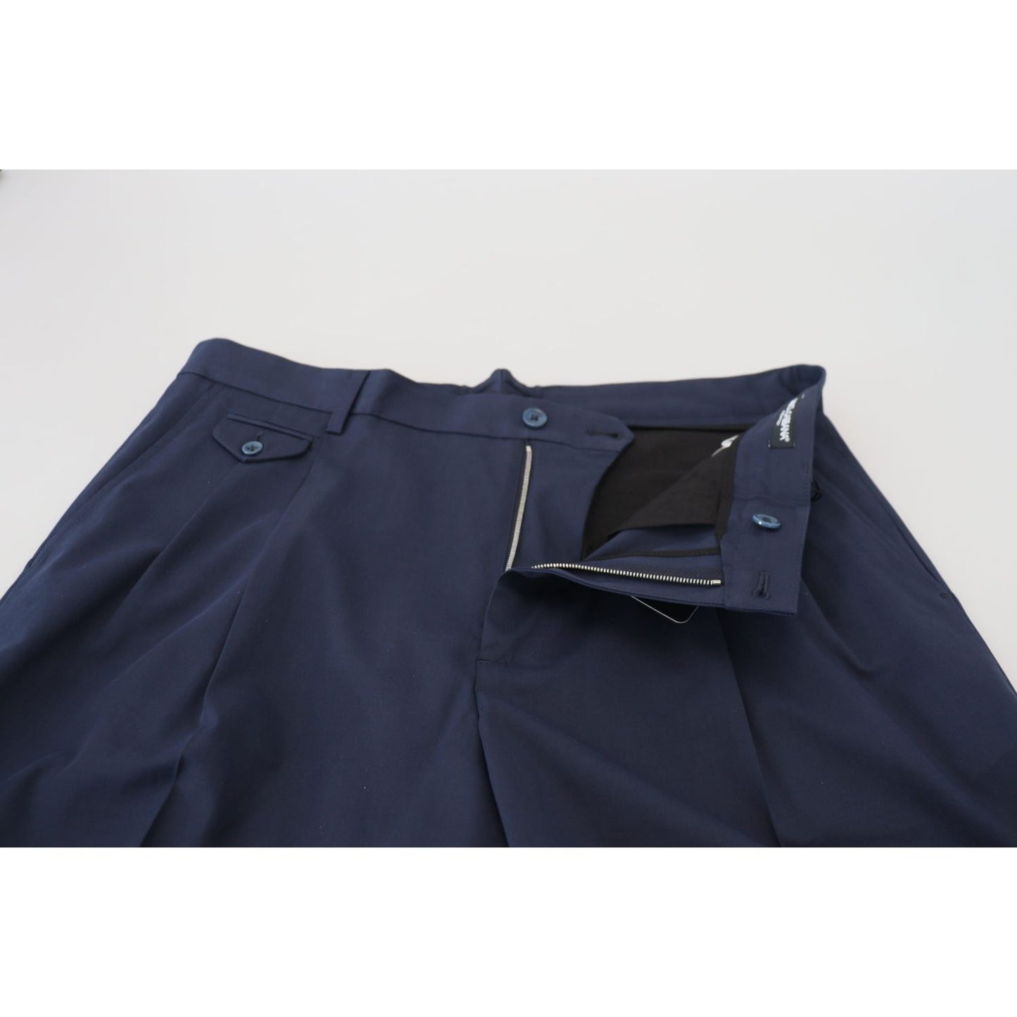 Dolce & Gabbana Blue Chinos Cotton Stretch Casual Shorts PAN74239 - 52